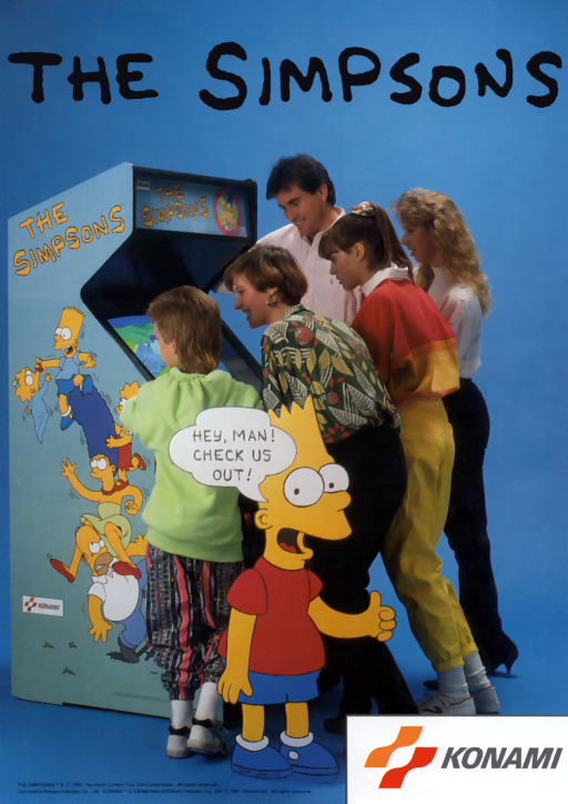 The Simpsons (4 Players) Game Cover